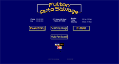 Desktop Screenshot of fultonautosalvage.com